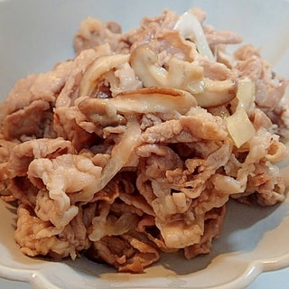 ❤豚肉＊タマネギ＊生椎茸で　すき焼き風炒め❤